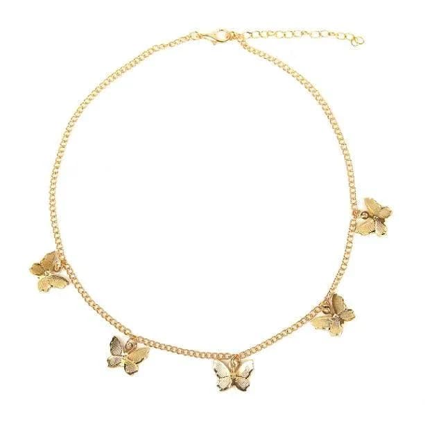 90s Butterfly Necklace — view 2 90s Butterfly Necklace — view 2