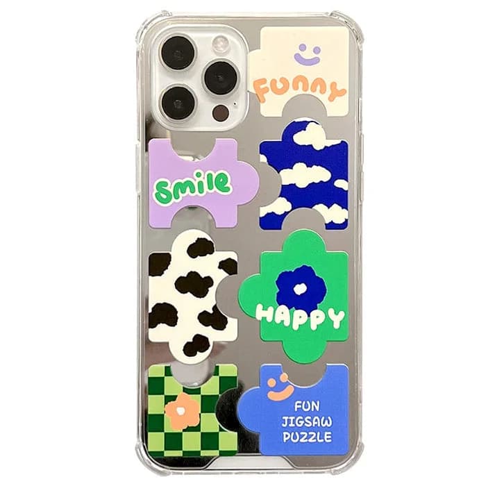 Funny Puzzle iPhone Case — view 1 Funny Puzzle iPhone Case — view 1