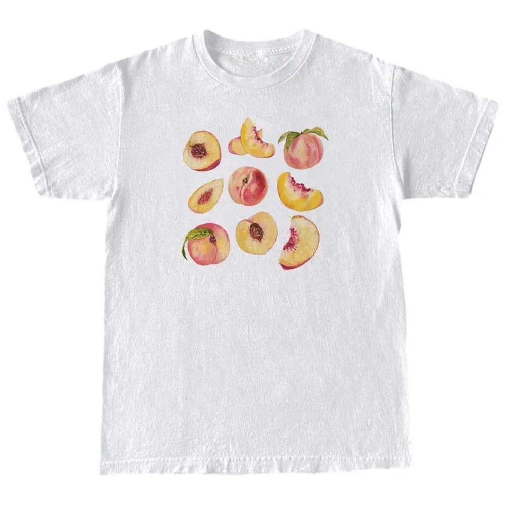 Peach Graphic T-Shirt — view 2 Peach Graphic T-Shirt — view 2