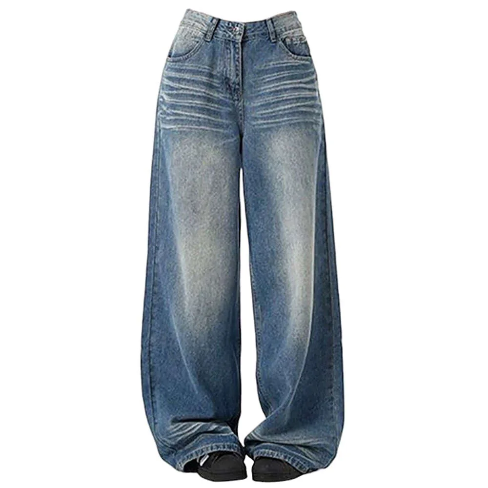 90s Faded Wash Baggy Jeans — view 1 90s Faded Wash Baggy Jeans — view 1