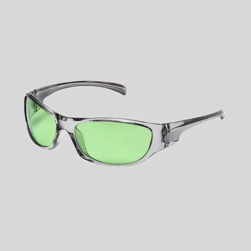 Y2K Wrap Around Sunglasses — view 2 Y2K Wrap Around Sunglasses — view 2