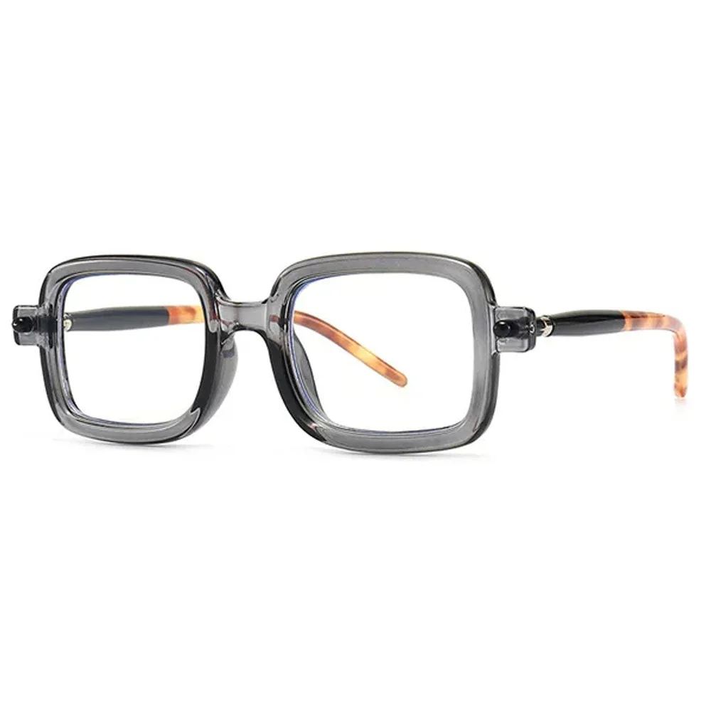 Geeky Square Clear Lens Glasses — view 2 Geeky Square Clear Lens Glasses — view 2