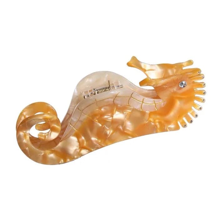 Sea Horse Hair Claw Clip — view 2 Sea Horse Hair Claw Clip — view 2