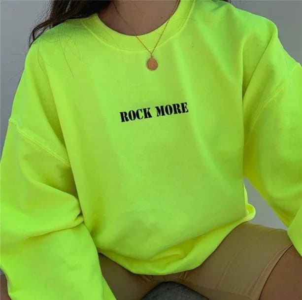 Neon Sweatshirt Green — view 2 Neon Sweatshirt Green — view 2
