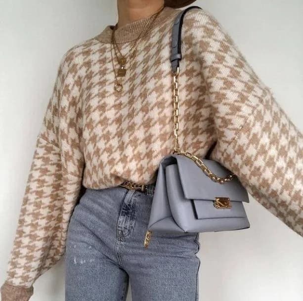 Aesthetic Khaki Sweater — view 3 Aesthetic Khaki Sweater — view 3