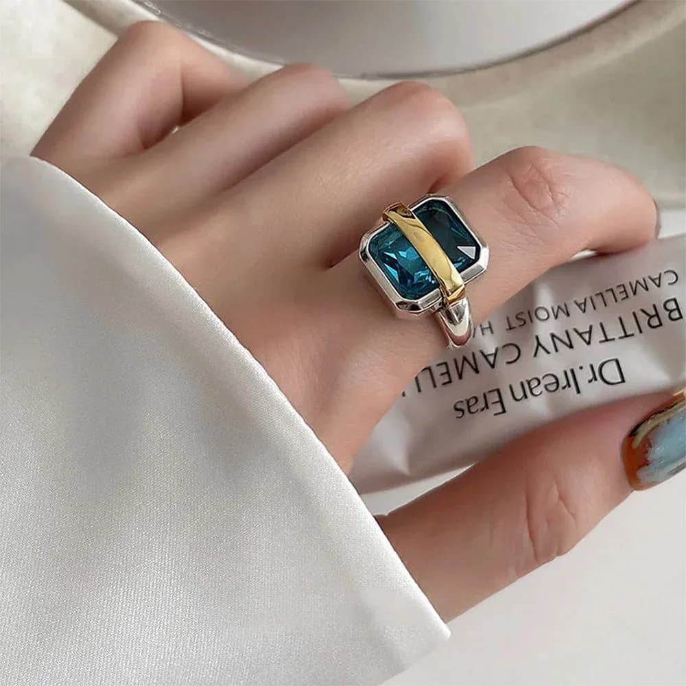 Ocean Glimmer Ring — view 2 Ocean Glimmer Ring — view 2