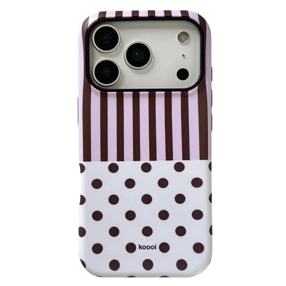 Polka Dot & Stripes iPhone Case — view 2 Polka Dot & Stripes iPhone Case — view 2