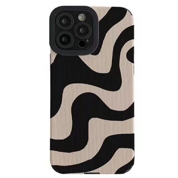 Wave Stripe iPhone Case — view 1 Wave Stripe iPhone Case — view 1