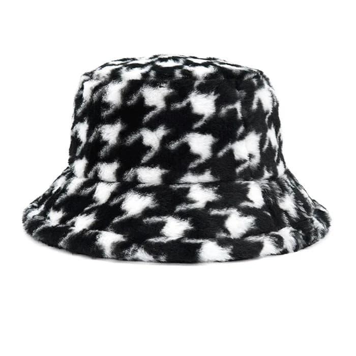 Houndstooth Bucket Hat — view 2 Houndstooth Bucket Hat — view 2