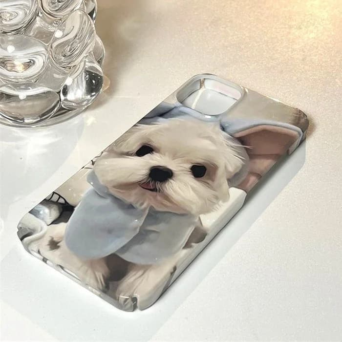 Puppy Aesthetic iPhone Case — view 2 Puppy Aesthetic iPhone Case — view 2