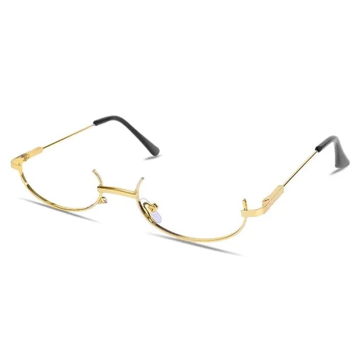 Y2K Half Frame Glasses — view 2 Y2K Half Frame Glasses — view 2