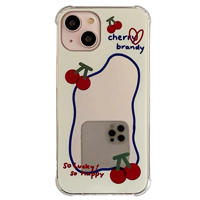 Mirror Cherry iPhone Case — view 1 Mirror Cherry iPhone Case — view 1