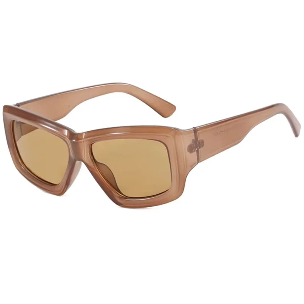 Main Character Rectangle Sunglasses — view 2 Main Character Rectangle Sunglasses — view 2