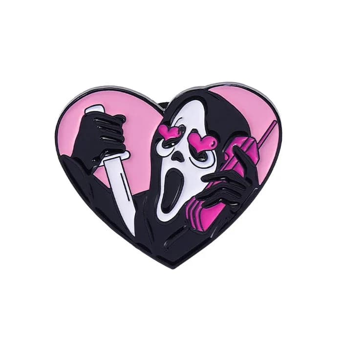 Scream Brooch Pin — view 1 Scream Brooch Pin — view 1