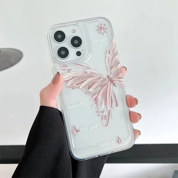 Aesthetic Butterfly iPhone Case — view 2 Aesthetic Butterfly iPhone Case — view 2