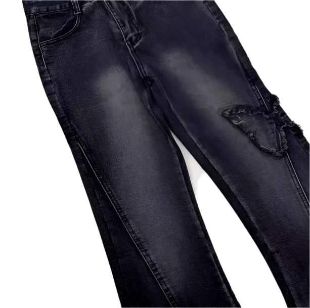 Y2K Butterfly Jeans — view 3 Y2K Butterfly Jeans — view 3