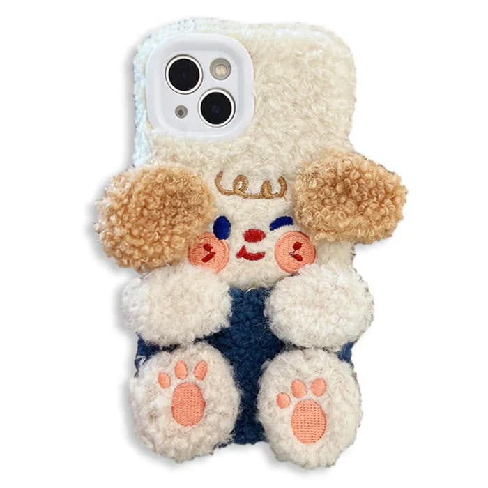 Dog Fuzzy iPhone Case — view 1 Dog Fuzzy iPhone Case — view 1