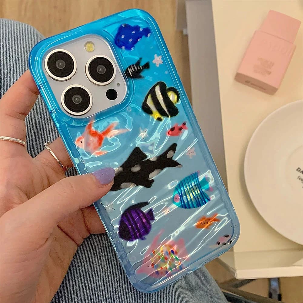 Aquaria Fishes iPhone Case — view 2 Aquaria Fishes iPhone Case — view 2