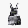 90s Striped Overalls