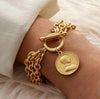 Vintage Coin Bracelet