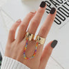 Rainbow Chain Rings