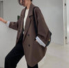 Dark Academia Oversized Blazer