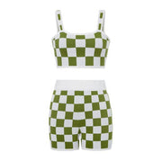 Y2K Checkered Shorts & Top