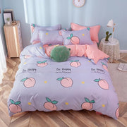 Be Happy Peach Bed Set