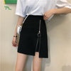 Black Zipper Skirt