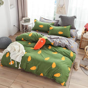 Carot Green Bed Set