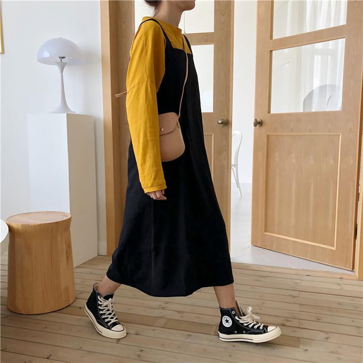 loose overall dress DENIM OVERALL DRESS- 90s Vintage Boxy Loose Oversized Cottagecore Light Wash Jean Pinafore O