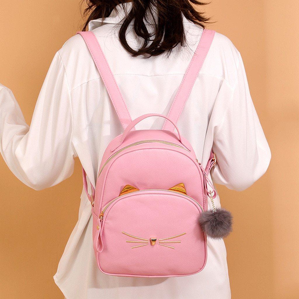 cat mini backpacks Cute Cat Mini-Backpack