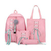 Cute Ribbon Backpack Set