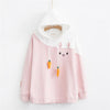 Kawaii Carrot Bunny Hoodie