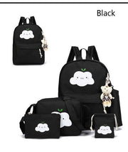 Kawaii Cloud Backpack Set