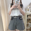 Kawaii Dotted Wide Leg Shorts