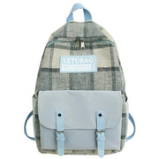 Kawaii Linen Backpack