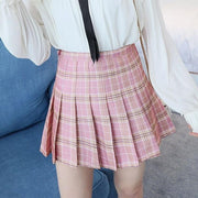Kawaii Plaid Mini Skirts