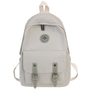 Kawaii Vintage Buckle Backpack