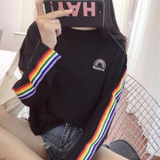 Rainbow Striped Long Sleeve Shirt