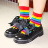 Rainbow Striped Socks