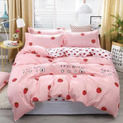 Strawberry Pink Bed Set