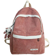 Stripe Corduroy Backpack