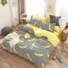 Striped Banana Bed Set